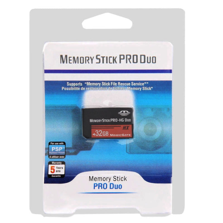 32GBMemory Stick Pro Duo HX Memory Card - 30MB / Second High Speed, for Use with PlayStation Portable (100% Real Capacity)