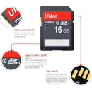 16GB Ultra High Speed Class 10 SDHC Camera Memory Card (100% Real Capacity)