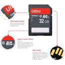 32GB Ultra High Speed Class 10 SDHC Camera Memory Card (100% Real Capacity)