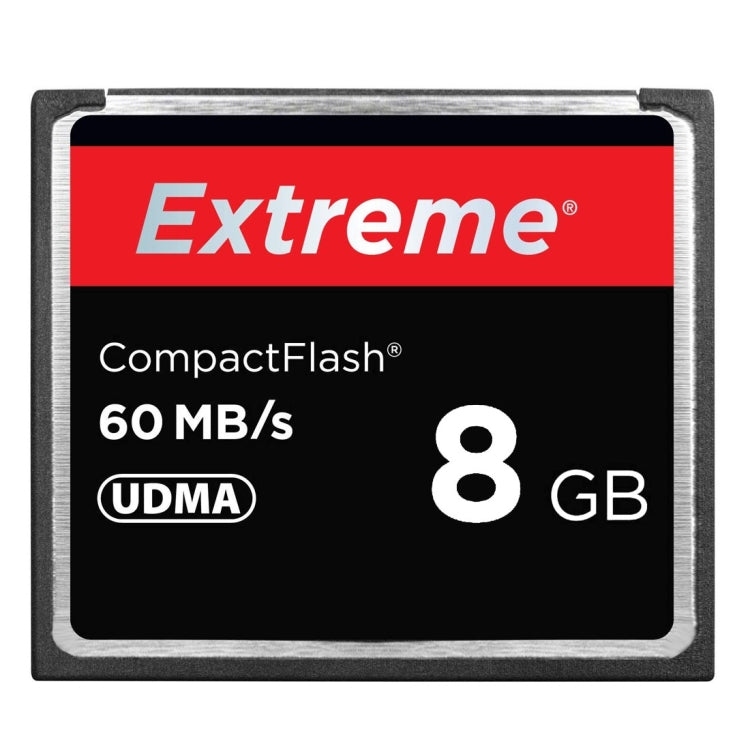 8GB Extreme Compact Flash Card, 400X Read Speed, up to 60 MB/S (100% Real Capacity)