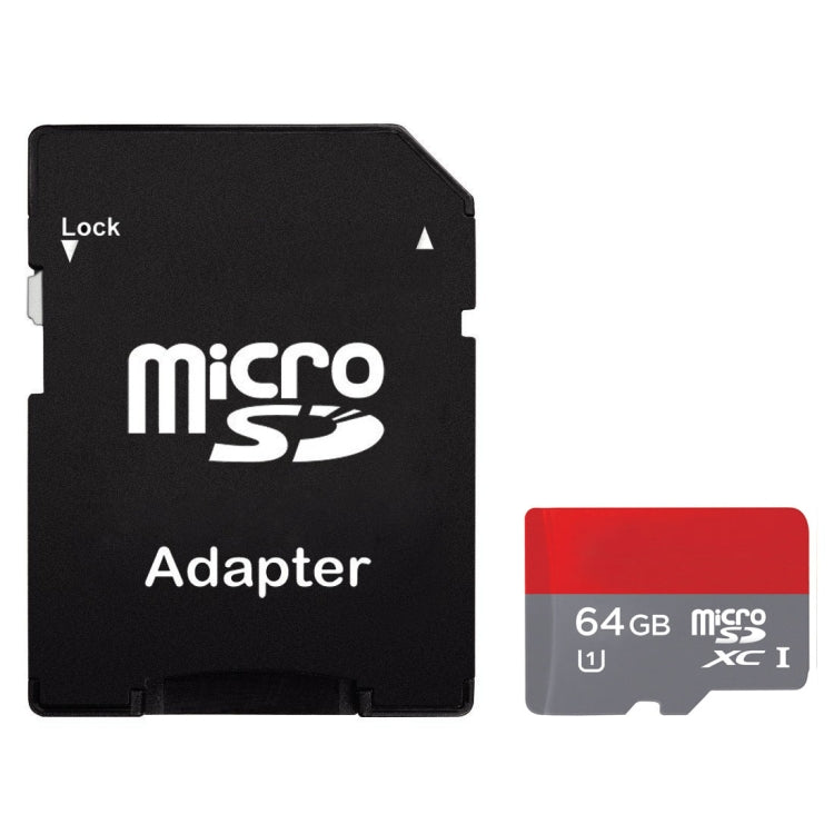64GB High Speed Class 10 TF/Micro SDHC UHS-1(U1) Memory Card, Write: 15mb/s, Read: 30mb/s (100% Real Capacity)(Black)