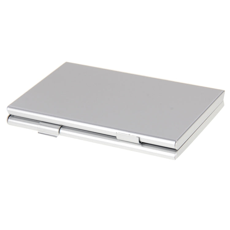 2x 3 in 1 Memory Card Protective Case Box for SD Card, Size: 93mm (L) x 62mm (W) x 10mm (H)(Silver)