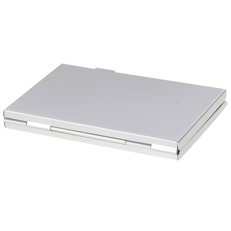 15 in 1 Memory Card Aluminum Alloy Protective Case Box for 3 SD + 12 TF Cards(Silver)