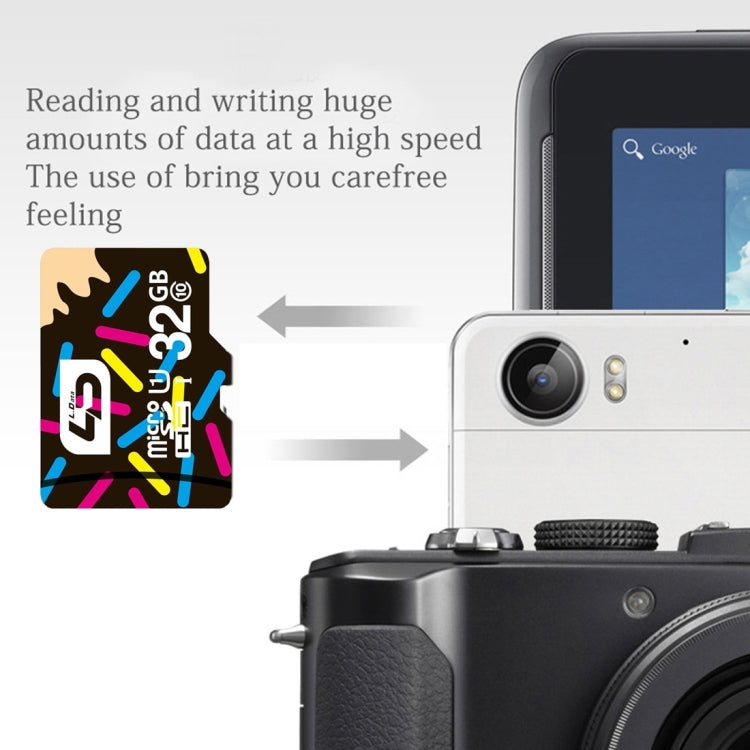 LD 32GB High Speed Class 10 TF/Micro SDXC UHS-1(U1) Memory Card