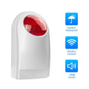 Outdoor Siren with Red Flashlight (PA-100), Can be used 1.2A 12V as a Backup Battery (not include)