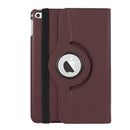 Litchi Texture 360 Degree Rotating Smart Leather Case with Holder for iPad mini 4 / mini 5(Coffee)