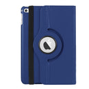 Litchi Texture 360 Degree Rotating Smart Leather Case with Holder for iPad mini 4 / mini 5(Dark Blue)