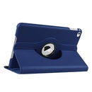 Litchi Texture 360 Degree Rotating Smart Leather Case with Holder for iPad mini 4 / mini 5(Dark Blue)