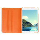 Litchi Texture 360 Degree Rotating Smart Leather Case with Holder for iPad mini 4 / mini 5(Orange)