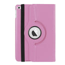 Litchi Texture 360 Degree Rotating Smart Leather Case with Holder for iPad mini 4 / mini 5(Pink)