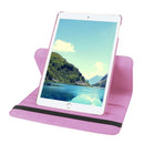 Litchi Texture 360 Degree Rotating Smart Leather Case with Holder for iPad mini 4 / mini 5(Pink)