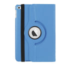 Litchi Texture 360 Degree Rotating Smart Leather Case with Holder for iPad mini 4 / mini 5(Blue)