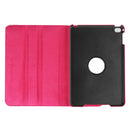 Litchi Texture 360 Degree Rotating Smart Leather Case with Holder for iPad mini 4 / mini 5(Magenta)
