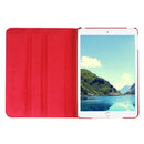 Litchi Texture 360 Degree Rotating Smart Leather Case with Holder for iPad mini 4 / mini 5(Red)