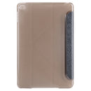 Transformers Style Silk Texture Horizontal Flip Solid Color Leather Case with Holder for iPad mini 4(Black)