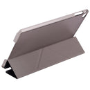 Transformers Style Silk Texture Horizontal Flip Solid Color Leather Case with Holder for iPad mini 4(Black)