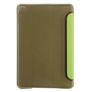 Transformers Style Silk Texture Horizontal Flip Solid Color Leather Case with Holder for iPad mini 4(Green)