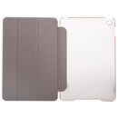 Transformers Style Silk Texture Horizontal Flip Solid Color Leather Case with Holder for iPad mini 4(Gold)