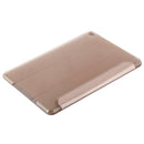 Transformers Style Silk Texture Horizontal Flip Solid Color Leather Case with Holder for iPad mini 4(Gold)