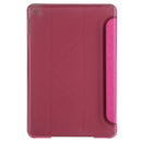 Transformers Style Silk Texture Horizontal Flip Solid Color Leather Case with Holder for iPad mini 4(Magenta)