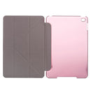Transformers Style Silk Texture Horizontal Flip Solid Color Leather Case with Holder for iPad mini 4(Magenta)