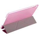 Transformers Style Silk Texture Horizontal Flip Solid Color Leather Case with Holder for iPad mini 4(Magenta)