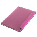 Transformers Style Silk Texture Horizontal Flip Solid Color Leather Case with Holder for iPad mini 4(Magenta)