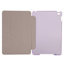 Transformers Style Silk Texture Horizontal Flip Solid Color Leather Case with Holder for iPad mini 4(Purple)