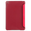 Transformers Style Silk Texture Horizontal Flip Solid Color Leather Case with Holder for iPad mini 4(Red)
