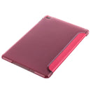 Transformers Style Silk Texture Horizontal Flip Solid Color Leather Case with Holder for iPad mini 4(Red)