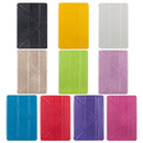 Transformers Style Silk Texture Horizontal Flip Solid Color Leather Case with Holder for iPad mini 4(Pink)