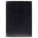 3-folding Naturally Treated Leather Smart Case with Sleep / Wake-up Function & Holder for iPad mini / mini 2 Retina(Black)
