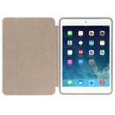 3-folding Naturally Treated Leather Smart Case with Sleep / Wake-up Function & Holder for iPad mini / mini 2 Retina(Gold)