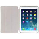 3-folding Naturally Treated Leather Smart Case with Sleep / Wake-up Function & Holder for iPad mini / mini 2 Retina(Grey)