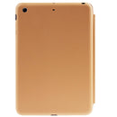3-folding Naturally Treated Leather Smart Case with Sleep / Wake-up Function & Holder for iPad mini / mini 2 Retina(Orange)