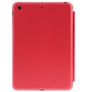 3-folding Naturally Treated Leather Smart Case with Sleep / Wake-up Function & Holder for iPad mini / mini 2 Retina(Red)