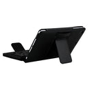 For iPad mini 4 / mini 3 / mini 2 / mini Detachable Bluetooth Keyboard and Leather Tablet Case with Holder(Black)