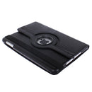 360 Degree Rotatable Litchi Texture Leather Case with Holder for iPad mini 1 / 2 / 3 (Black)