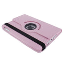 360 Degree Rotatable Litchi Texture Leather Case with Holder for iPad mini 1 / 2 / 3 (Pink)