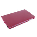 360 Degree Rotatable Litchi Texture Leather Case with Holder for iPad mini 1 / 2 / 3 (Magenta)