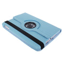 360 Degree Rotatable Litchi Texture Leather Case with Holder for iPad mini 1 / 2 / 3 (Baby Blue)