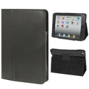 2-fold Litchi Texture Flip Leather Case with Holder Function for iPad mini 1 / 2 / 3(Black)