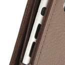 2-fold Litchi Texture Flip Leather Case with Holder Function for iPad mini 1 / 2 / 3(Coffee)