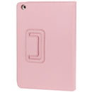 2-fold Litchi Texture Flip Leather Case with Holder Function for iPad mini 1 / 2 / 3(Pink)