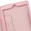 2-fold Litchi Texture Flip Leather Case with Holder Function for iPad mini 1 / 2 / 3(Pink)