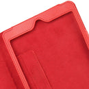 2-fold Litchi Texture Flip Leather Case with Holder Function for iPad mini 1 / 2 / 3(Red)