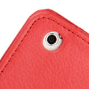 2-fold Litchi Texture Flip Leather Case with Holder Function for iPad mini 1 / 2 / 3(Red)