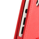 2-fold Litchi Texture Flip Leather Case with Holder Function for iPad mini 1 / 2 / 3(Red)