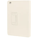 2-fold Litchi Texture Flip Leather Case with Holder Function for iPad mini 1 / 2 / 3(White)