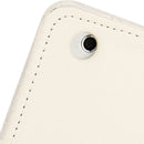 2-fold Litchi Texture Flip Leather Case with Holder Function for iPad mini 1 / 2 / 3(White)